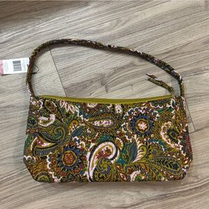 New! Vera Bradley Slouchy Shoulder Paisley Print Bag NWT
